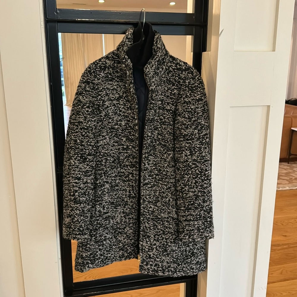 J Crew Italian Wool Coat 0